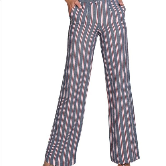 NWOT Banana Republic Striped Pants - Picture 10 of 10